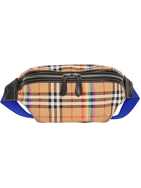 burberry rainbow check belt bag|Burberry Limited.